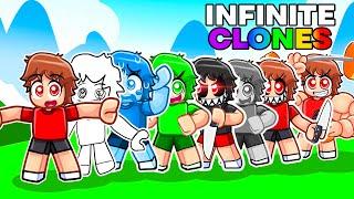 Roblox INFINITE CLONES With MY CRAZY FAN GIRLS...