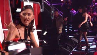 The Voice: Ariana Grande and John Legend Walk Off Set After THIS