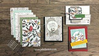 FREE CLASS! 3 Stampin' Up! Nests of Winter Cards | November 2024 Bonus Project Kit