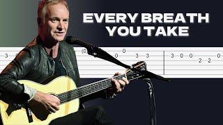 Learn to Play the Intro Riff of 'Every Breath You Take' - Easy Guitar Tab