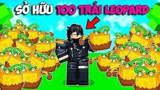 Bi Huỳnh Cùng Siêu Thử Thách Đạt 100 Trái Leopard | 24h Trade Báo Đốm Trong Blox Fruit