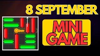 8 SEPTEMBER hamster kombat MINI GAME solved