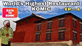 World's Highest Restaurant KOMIC EP -4 World's Highest Motorable Village KOMIC | Lahaul Spiti #komik