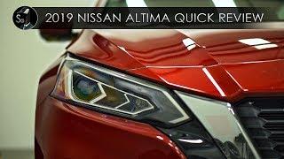 2019 Nissan Altima Quick Review | Mostly Improved