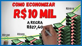 Como Economizar R$ 10 Mil Rápido Mesmo com Renda Baixa⏱️