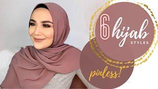 6 easy pinless hijab styles spectacle wearer I kolay sal baglama modeli I hijab für Brillenträger