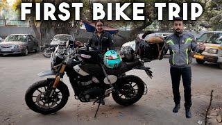 Our first bike ride on Triumph Scrambler 400x | Delhi to Uttarakhand |