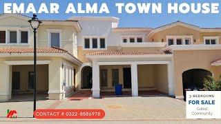 Emaar Canyon's Views  Alma Town House 3 Bedrooms  Back Open Park