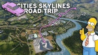 Homers Drive Home | First Person | Cities Skylines | Springfield