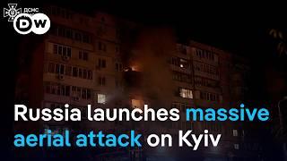 Russia launches missile and drone attack on Kyiv | DW News