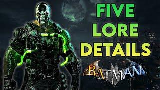 5 LORE Details in the Arkham Games - Part 2