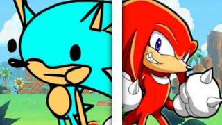 Plushie Vs Knuckles! Plushie's WackyToons Ep.1!