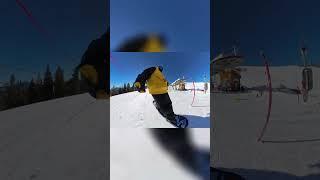 Snowboarding Day Shredding Groomers & Heliboarding Dreams!