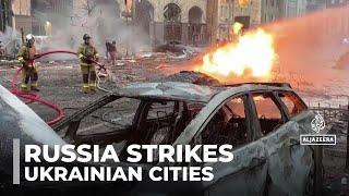 Russia strikes Ukrainian cities: Missile and drone attacks have steadily increased