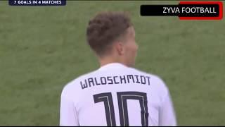 Gian Luca Waldschmidt Two Goals vs Rumania U21 EURO Semifinal 2019