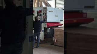 Geelong 3 heads finishing sanding machine ,polishing machine #shorts #sanding #plywood