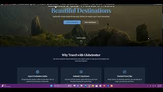 Travel Blog Design (WordPress/ReactJS) Design Services #WebsiteDesignServices (Episode 4)