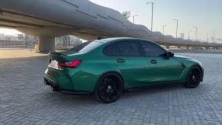 Rent BMW M3 Green in Dubai