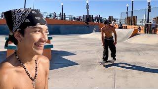 I Went to a Skatepark on the Beach!