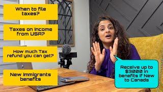 Filing taxes in Canada in 2025 | Don’t loose your $3000 | Tax benefits in Canada in 2025