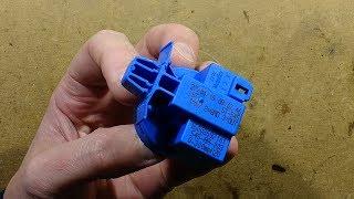 Inside a washing machine water level transducer. (schematic)