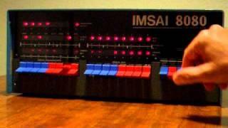 IMSAI 8080 Demo (3 of 3) - 'Kill The Lights' program