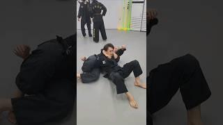 lapel choke in a back cross position #shorts #selfdefensetips
