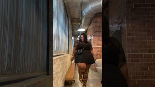 Felt cute. Not deleting ever #plussizefashion #plussizestyle #allblackoutfit