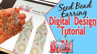 Seed Bead Earring Digital Design Tutorial