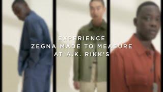 ZEGNA Made-to-Measure at A.K. Rikk's