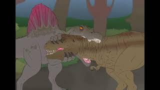 What if Spino killed Rexy animation