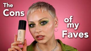 What I DON'T like about my favorite makeup products