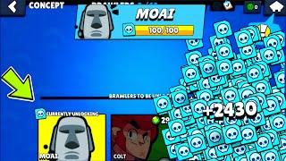 MOAI!!! CURSED NEW BRAWLER!!!|FREE GIFTS|Concept