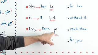 الاستاذ عرفات القزعة -  تأسيس اللغة الانجليزية7  الضمائر   pronouns الجزء الأول