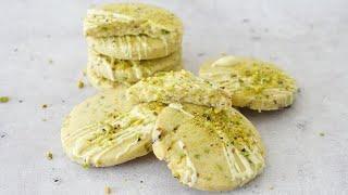 THE MOST DELICIOUS Pistachio Shortbread Cookies You'll EVER Make!