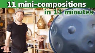 Handpan: 11 short Compositions [with notation]