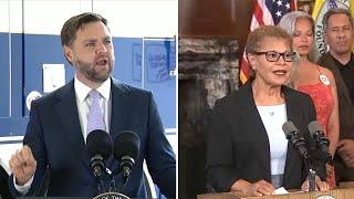 LA mayor fires back at VP JD Vance after comments on anti-ICE protests