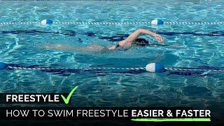 How to Swim Freestyle Easier and Faster Avoiding Working Harder