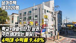 (매물번호10377) 천안상가주택 학권 아파트단지 상권을 모두 잡은 주인세대 있는 빌딩이라 말할 수 있는 건물 #천안아산건물 #천안건물매매 #천안건물