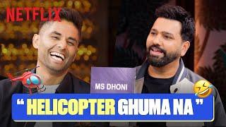 Rohit Sharma plays GUESS THE CRICKETER ft. SKY, Shivam, Arshdeep and Axar | #TGIKS