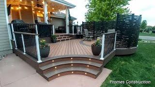 Custom Curved Composite/Pvc  Deck