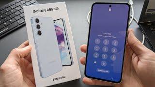 Samsung Galaxy A55 5G - Reset Forgotten PIN ,Password, Pattern Screen Lock,Fingerprint Face Unlock