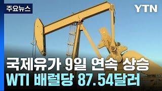 국제유가 9일 연속 상승..."배럴당 100달러 돌파" 우려 / YTN
