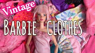 VINTAGE BARBIE CLOTHES! TRY ON MINI-ME!!!