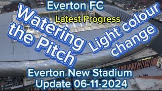 Everton FC New Stadium At Bramley Moore Dock Update 06-11-2024 latest drone footage 4k