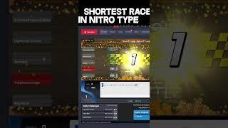 SHORTEST RACE IN NITRO TYPE (UNDER 2 SECONDS)