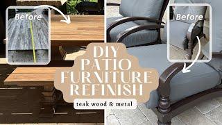 How To Refresh Outdoor Patio Furniture | DIY Furniture Refinish