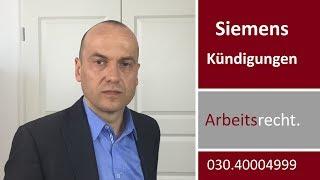 Siemens - Entlassungen? Kündigungen? Was Arbeitnehmer beachten sollten | Fachanwalt Bredereck