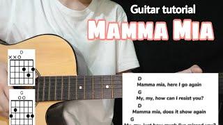 ABBA - Mamma Mia GUITAR TUTORIAL (EASY CHORDS)