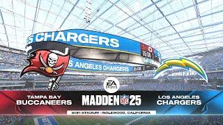 Madden NFL 25 - Tampa Bay Buccaneers Vs Los Angeles Chargers PS5 Week 15 (Quick Presentation)